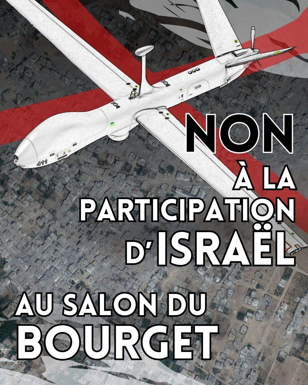 Non à la participation d&rsquo;Isarël au salon du bourget !